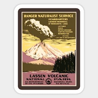 Lassen Volcanic National Park Sticker